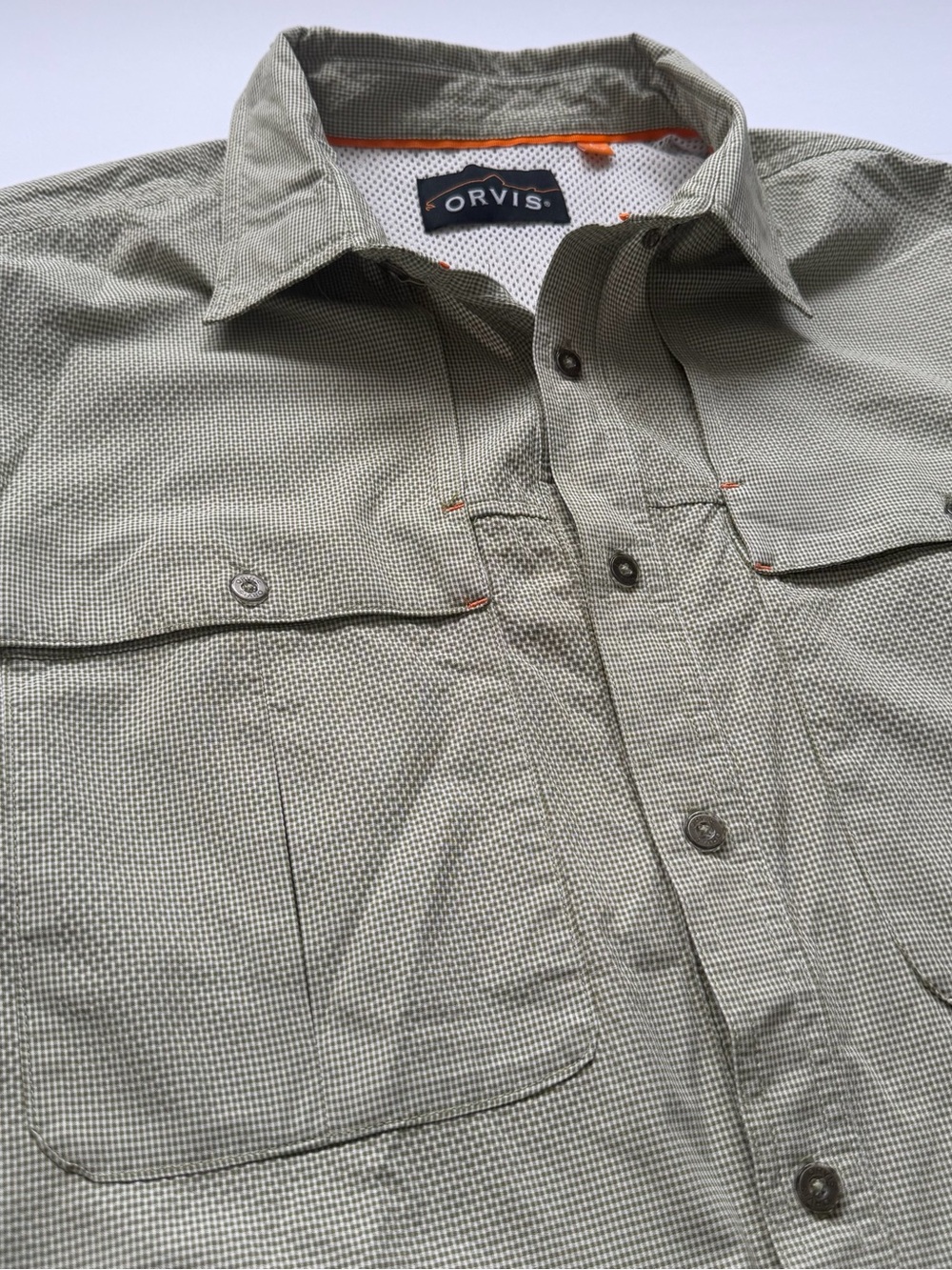Orvis Open Air Caster Long- Sleeve Button Down Shirt, UPF 40 Size Large - Picture 2 of 11